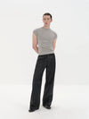 Lightweight Ribbed Short Sleeves