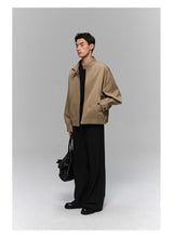 Reversible Plaid Lined Cotton Harrington Jacket