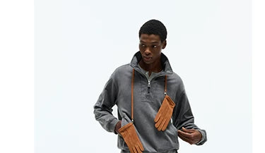 Merino Wool Casual Pleated Straight Pants