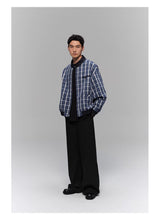 Reversible Plaid Lined Cotton Harrington Jacket