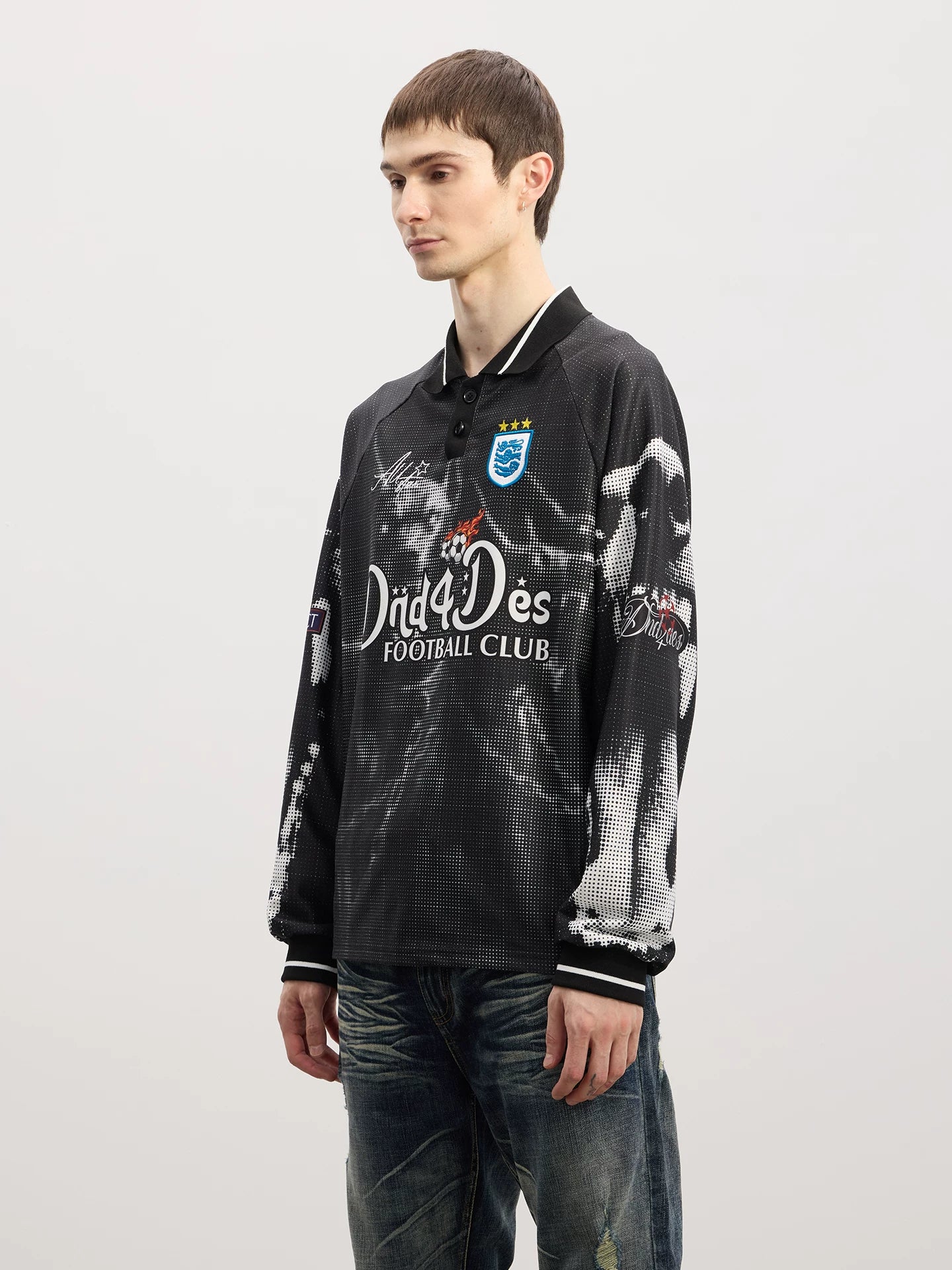 Collared Quick Dry Hellhound Soccer Jersey
