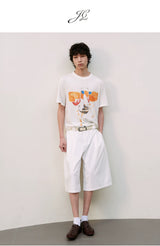 Juicy Digital Print Wool Tencel Tee