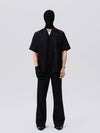 Men's Snake Print Short Sleeve Shirt