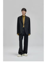Vintage Pleated Wide Waist Casual Pants