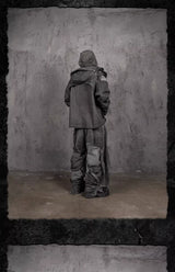 Distressed Patched Strapped Cargo Pants