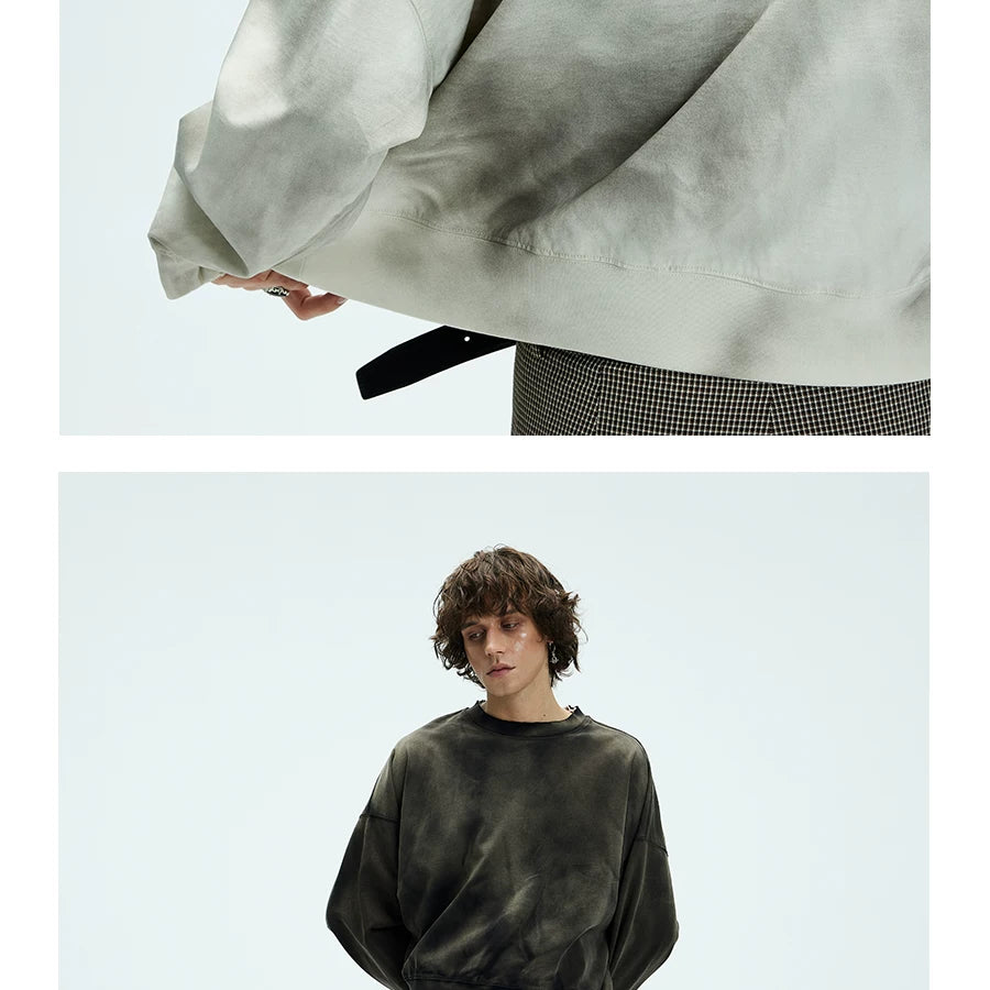 Four Color Baggy Couple Crewneck Sweatshirts