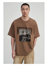 300G Double Yarn Printed Tee