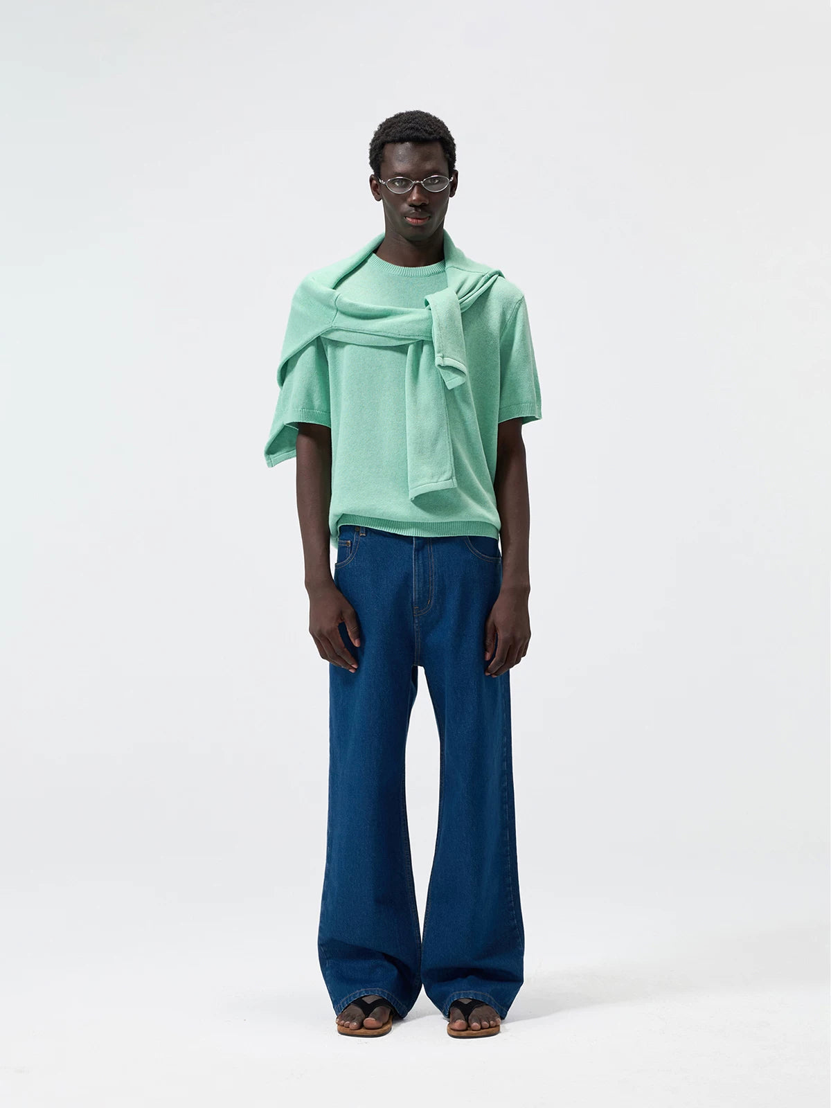 Five Pocket Indigo Wash Denim Pants