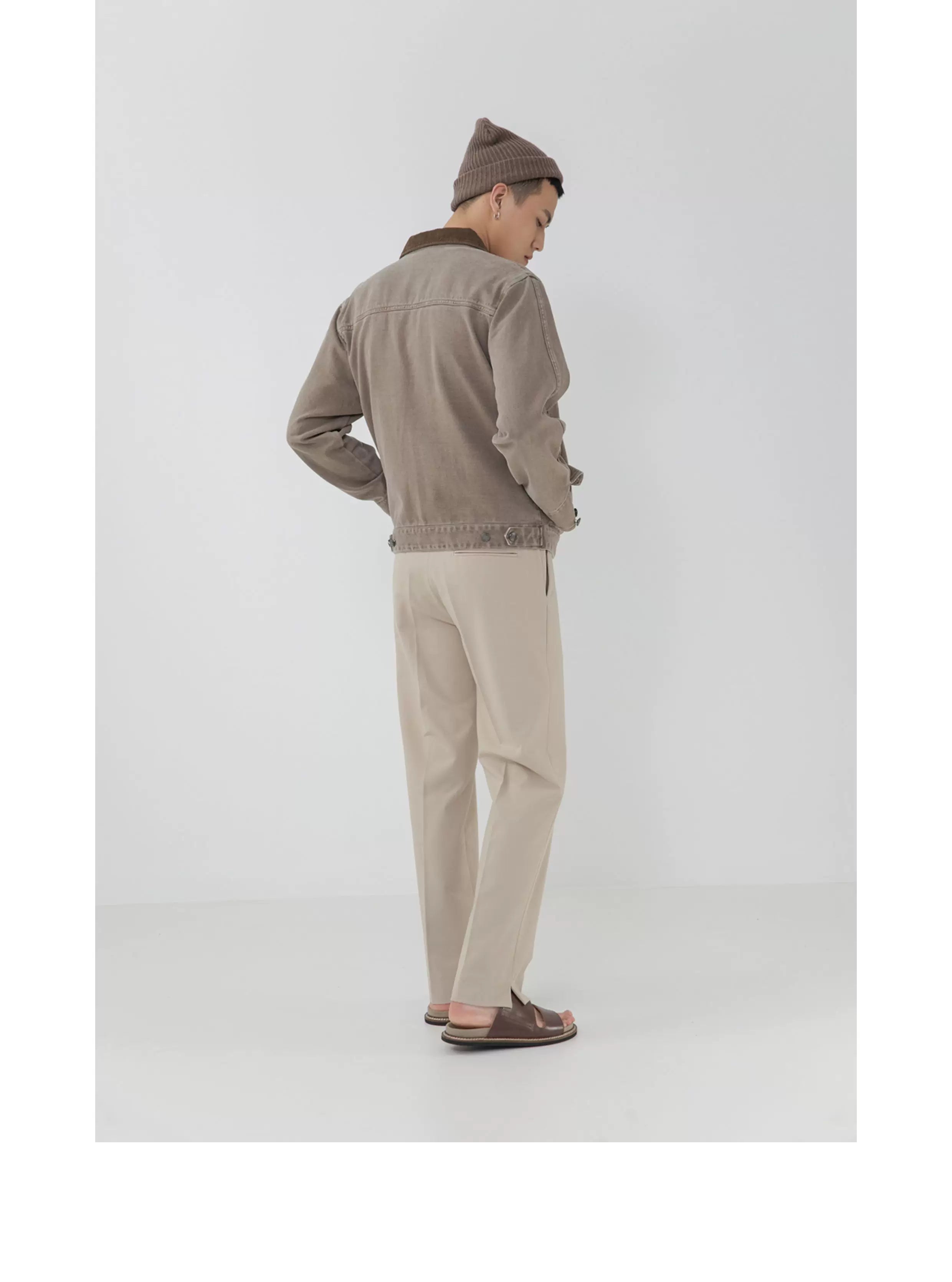 Drapey Straight Split Lounge Pants