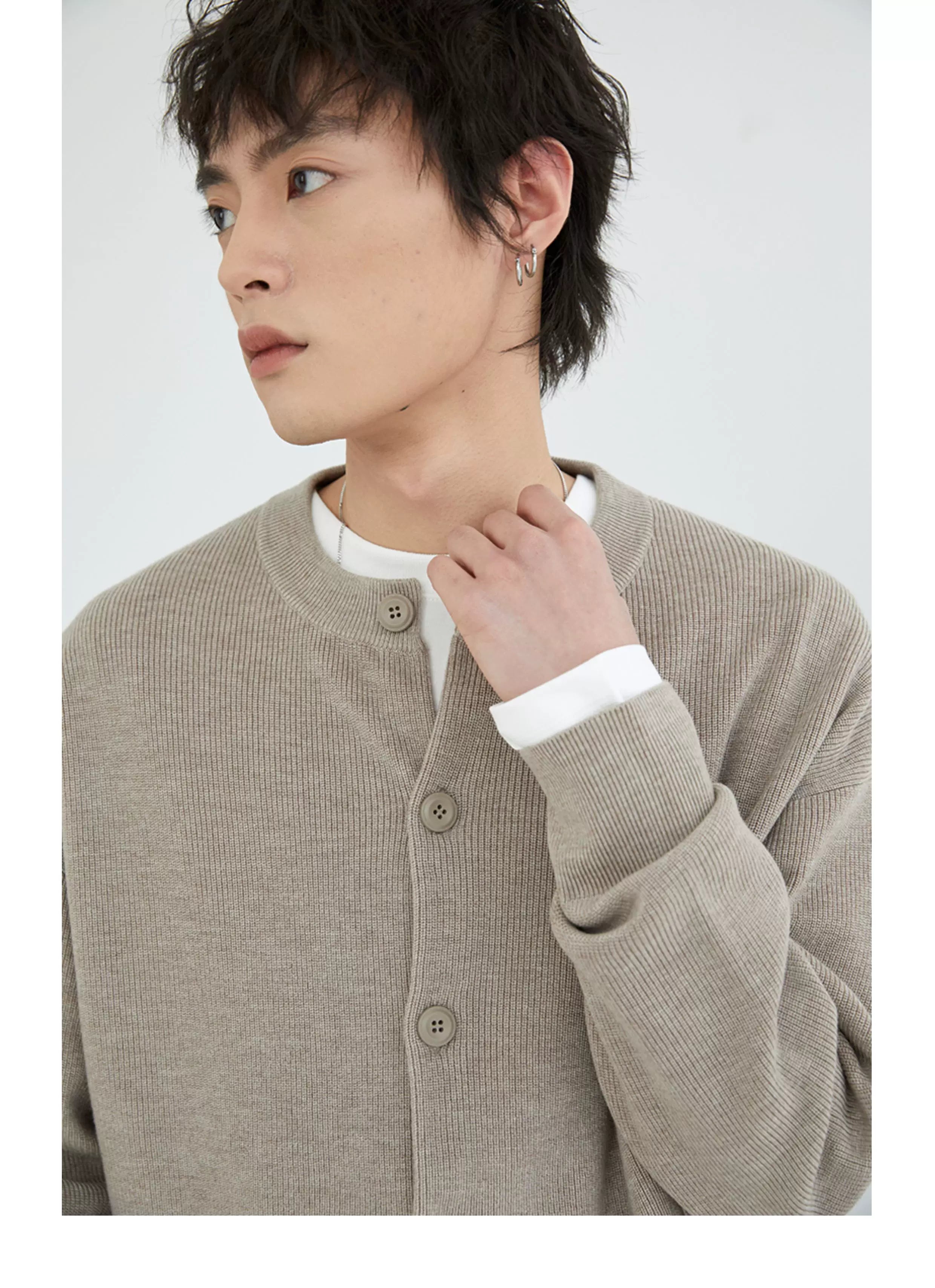 Long-Sleeved Mercerized Combed Tee