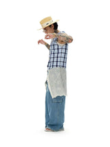 Vintage Plaid Cotton Vest