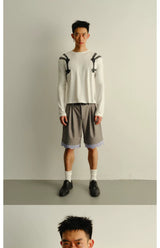 Lightweight Slim Rope Print Lyocell Top