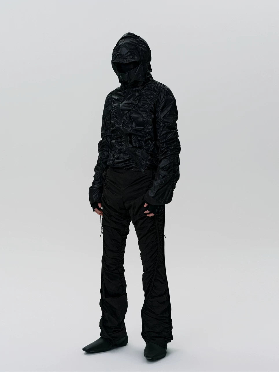 Lightweight Wrinkle Hooded Sun Jacket