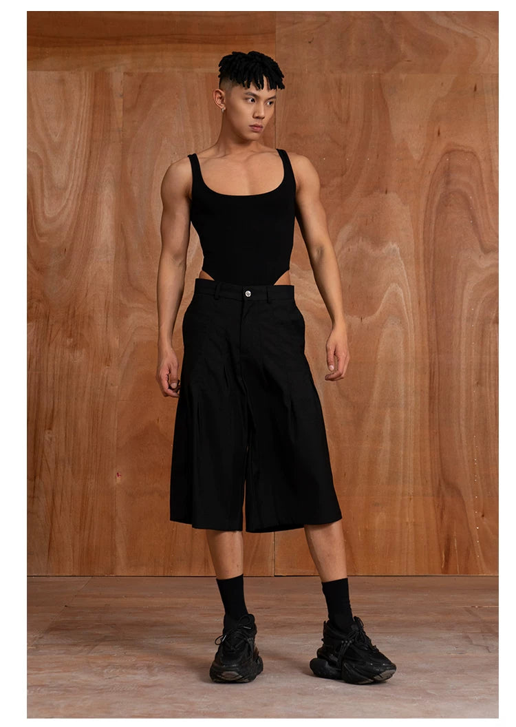 Black Backless Stretchy Shapewear Tank Bodysuits