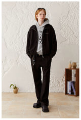 Men's Drapey Frayed Flared Dress Pants