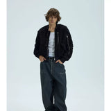 Warm Heavy Fur Bomber Puffer Coat