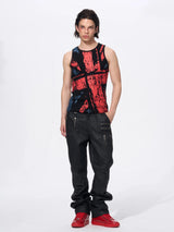 Men's Union Jack Print Cotton Tank