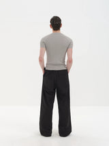 Lightweight Ribbed Short Sleeves