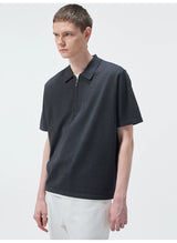 Short Sleeve Wool Silk Knit Top