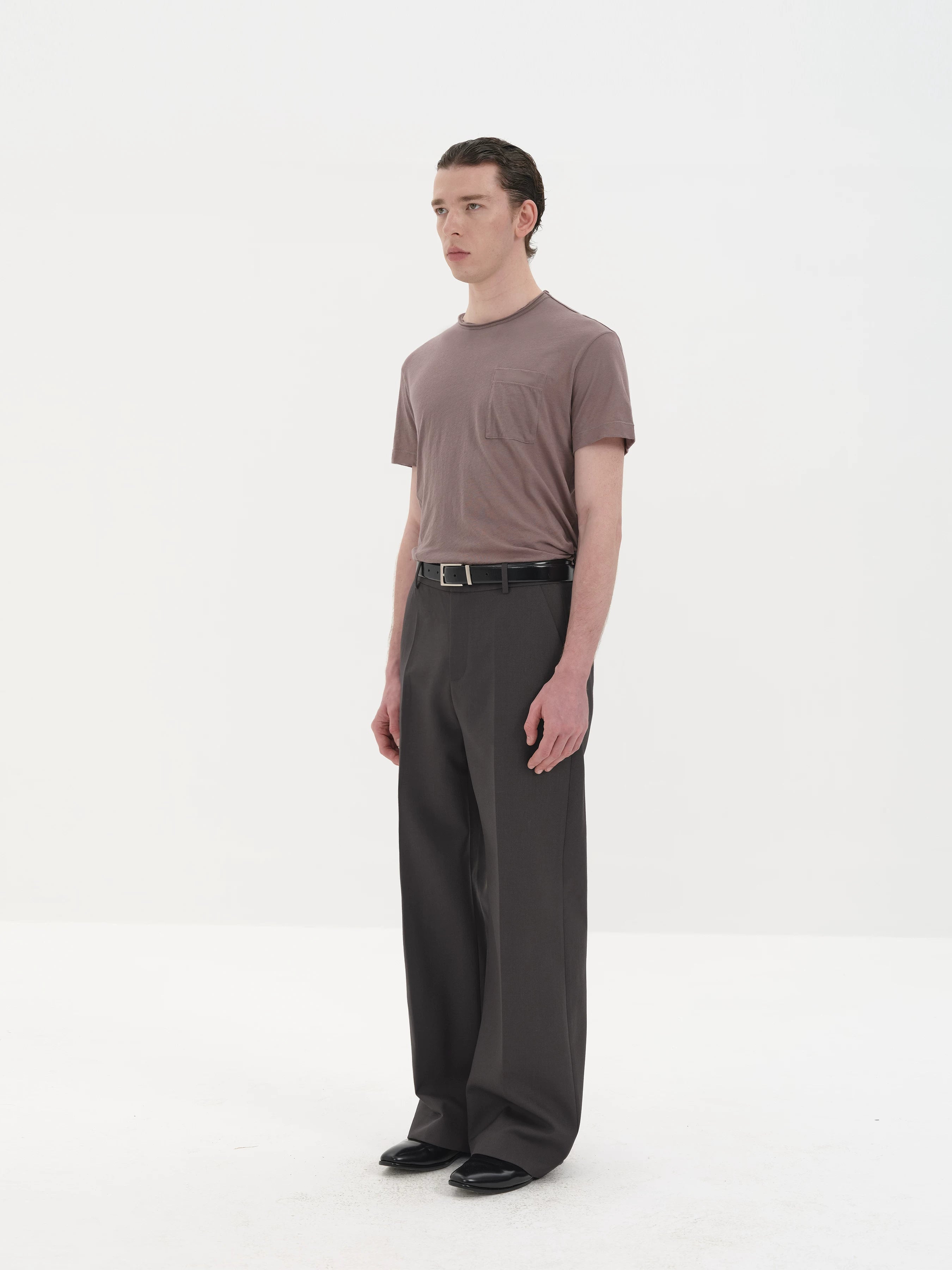 Chest Pocket Silk Cotton Tees