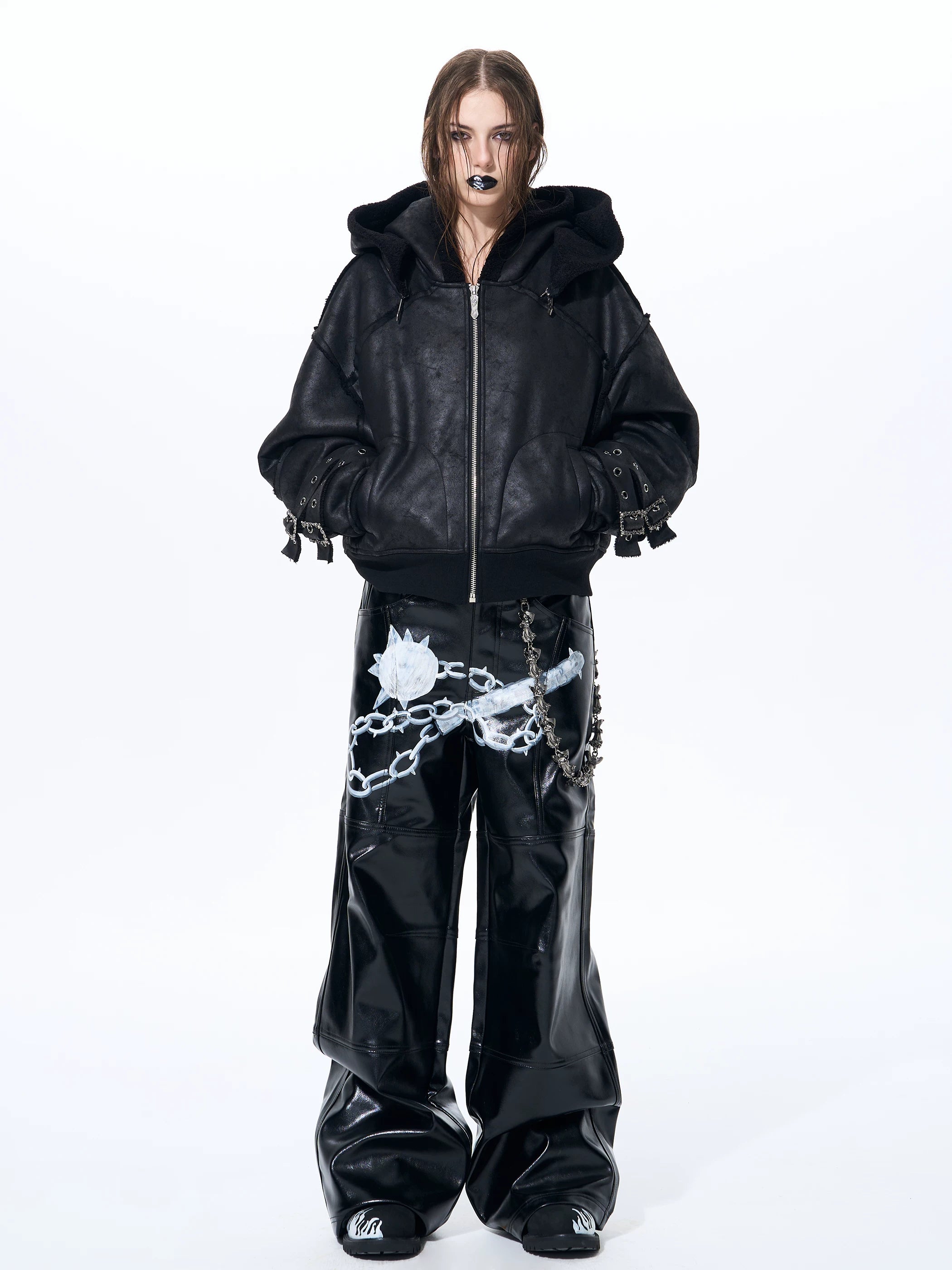 Men's Dual Hood Bomber Puffer Jacket