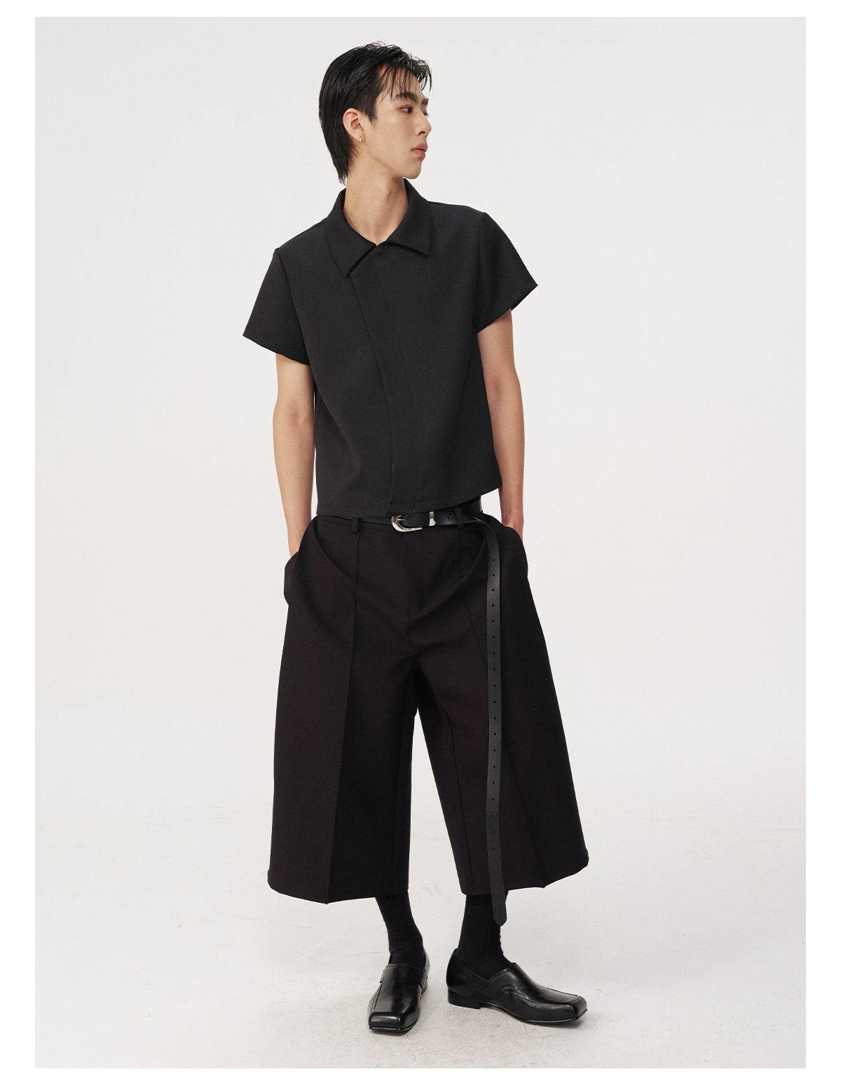 Short Sleeve C Button Shirt