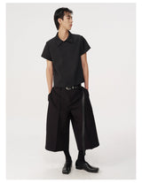 Short Sleeve C Button Shirt