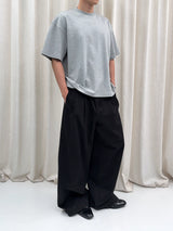 Oversized Short Sleeve Broad Shoulder Tees