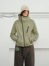 Men's Heated Zip Hooded Fleece Jacket