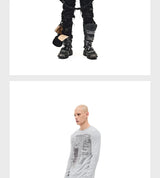 Opium Print Slim Stretchy Lyocell Tee
