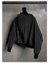 Batwing Sleeve Hard Shell Jacket