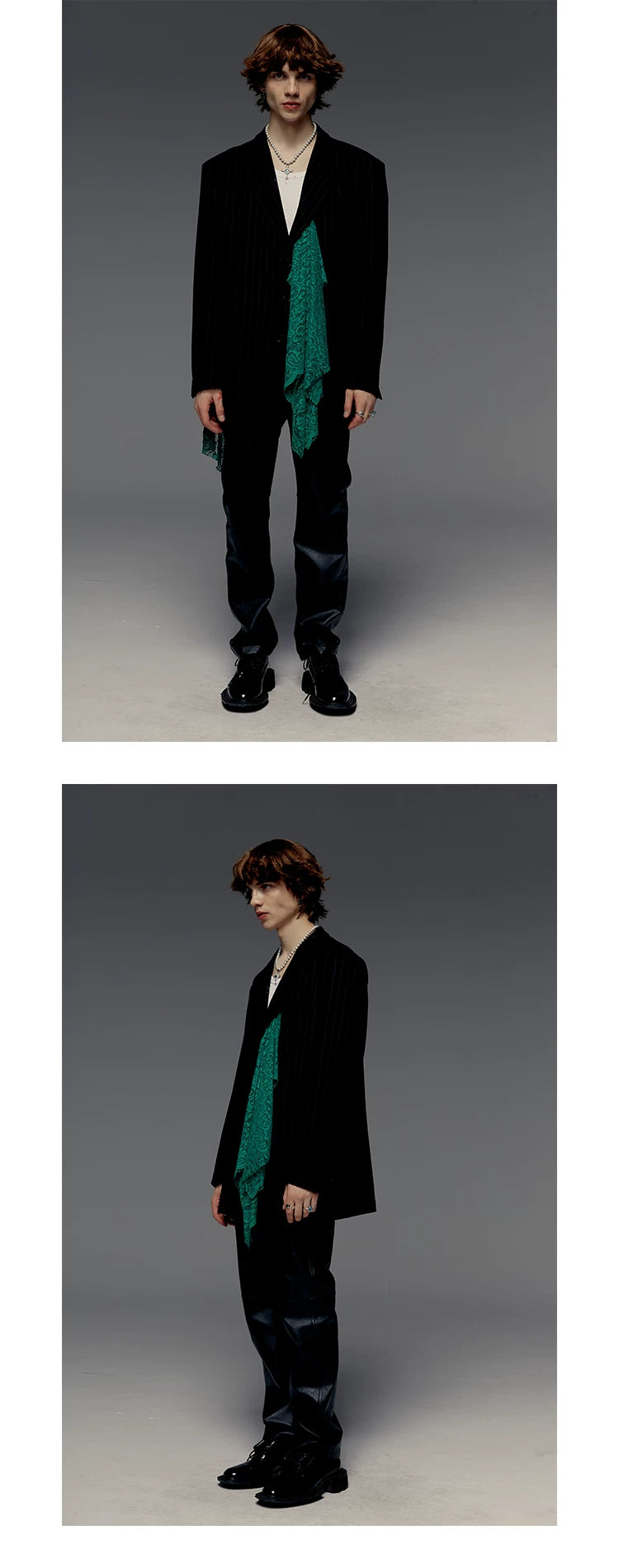 Lace Unisex Oversized Blazers
