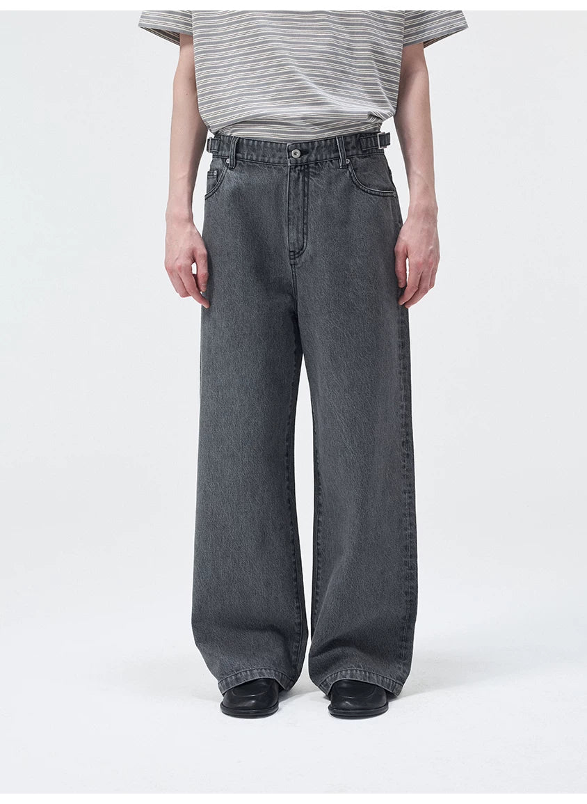 14Oz Turkish Washed Denim Straight Pants