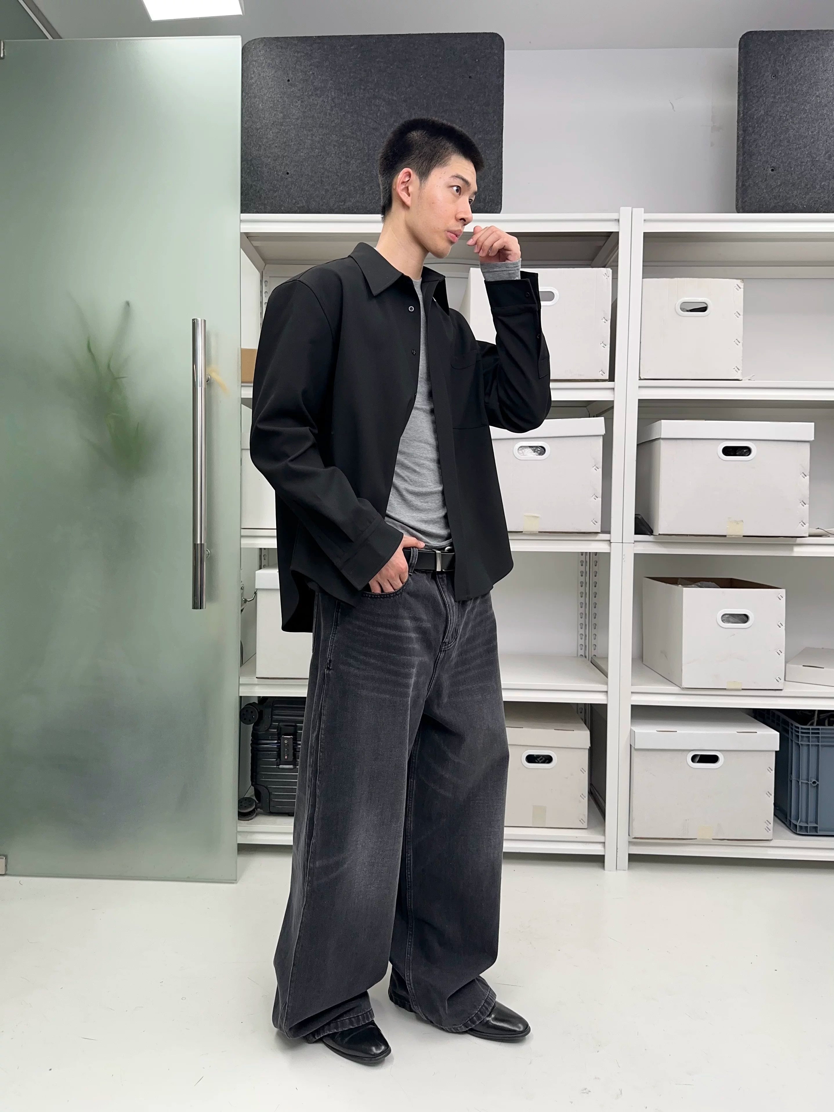 Wrinkle-Resistant Chest Pocket Shirts