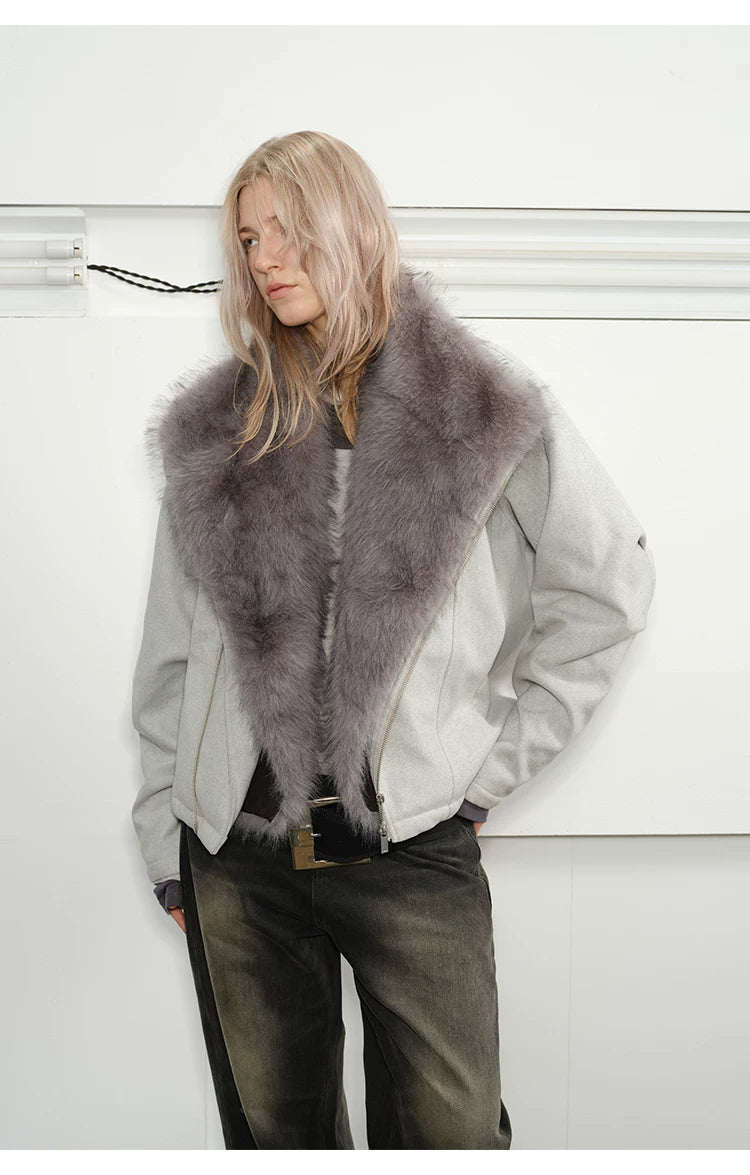 Men's Winter Detachable Rabbit Fur Coat