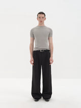 Lightweight Ribbed Short Sleeves