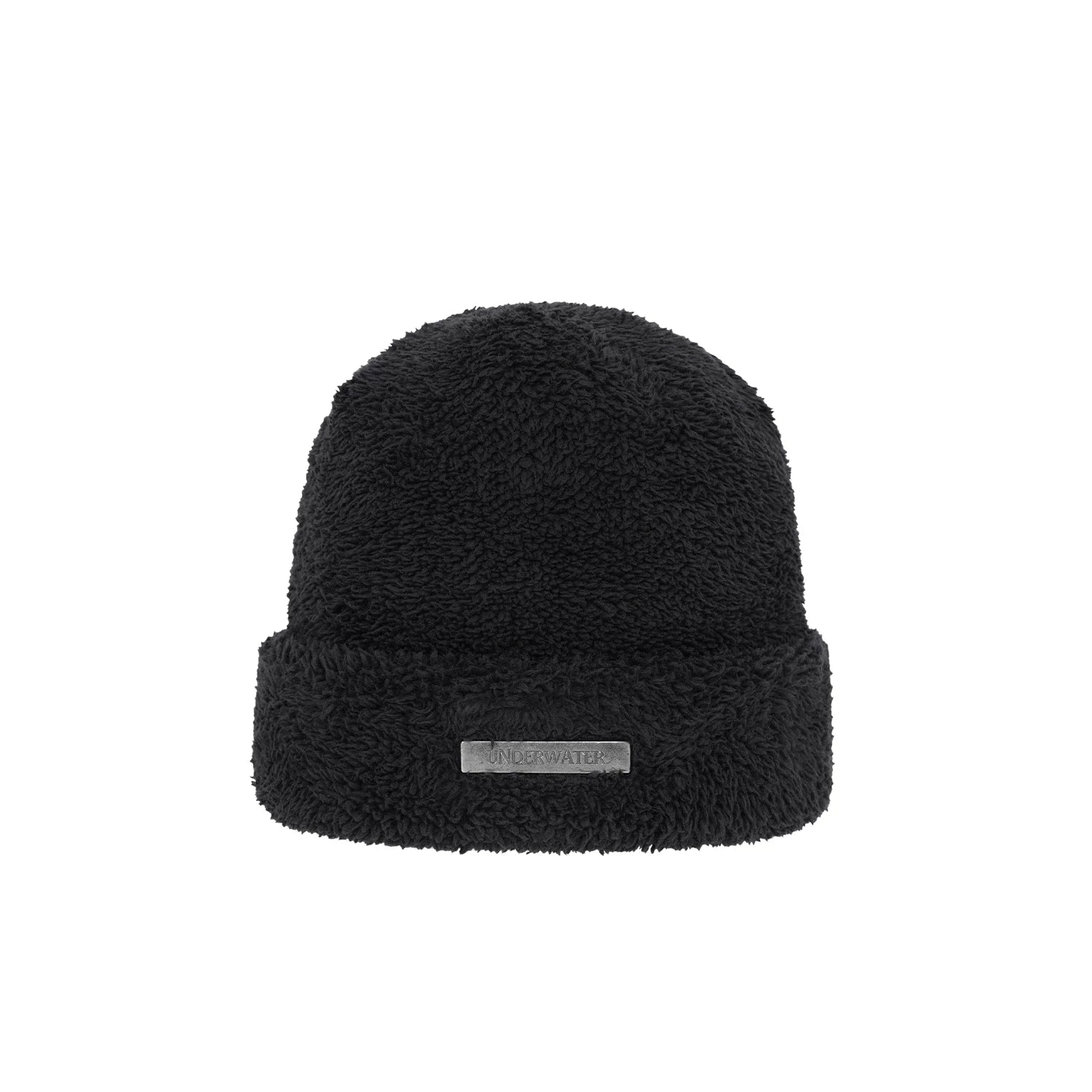 Distressed Black Fleece Bucket Hat