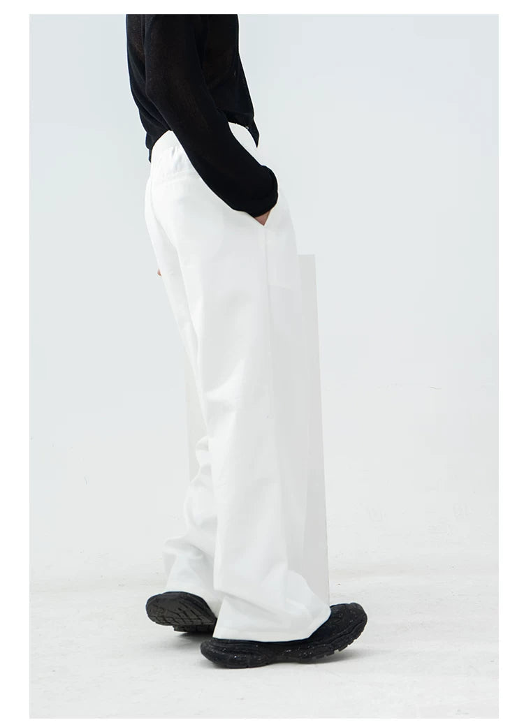 Men's Loose Ribbed Casual Pants