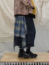 Detachable Colorful Plaid Zip Shirt Extender