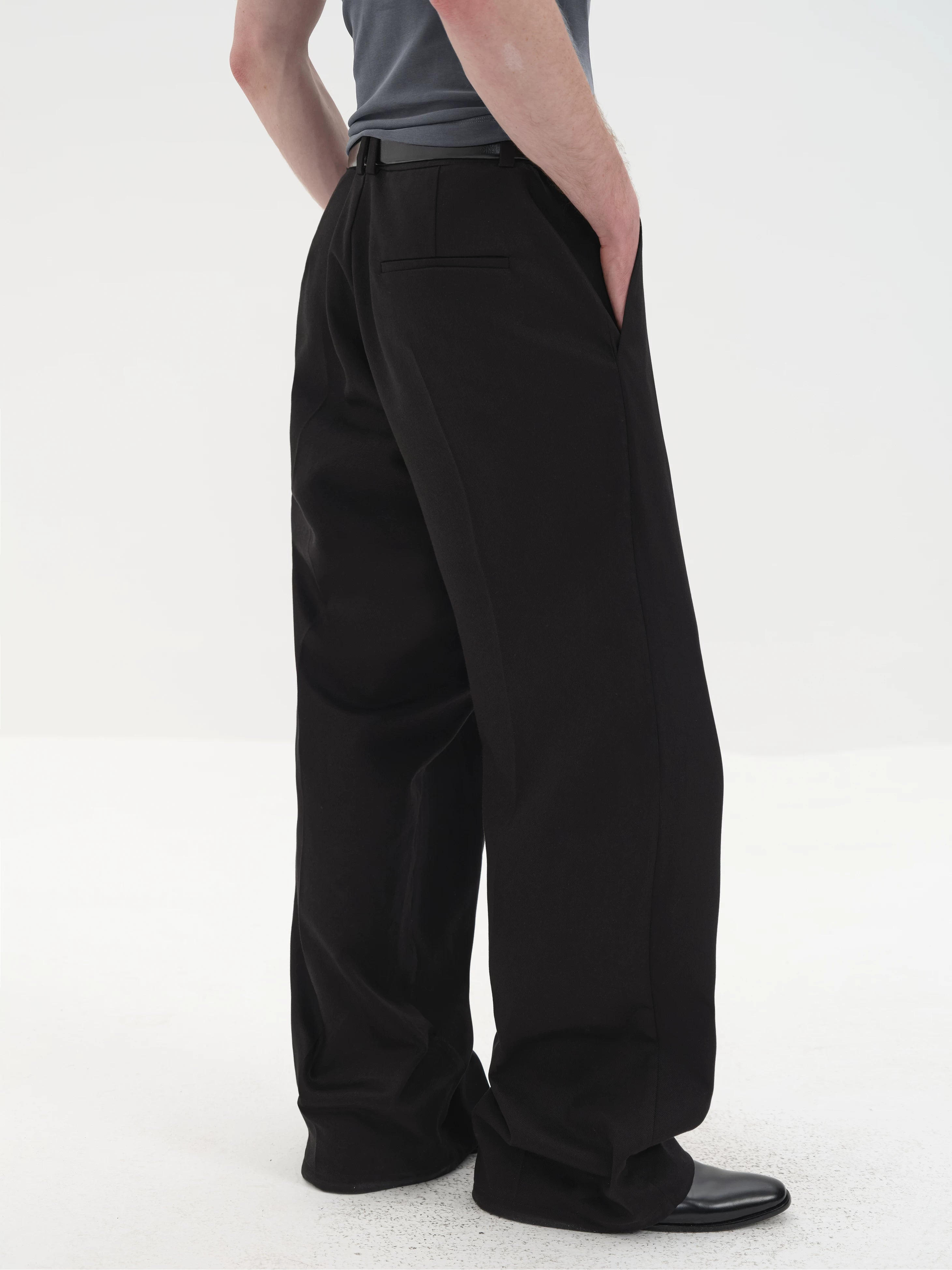 Summer Loose Pleated Tencel Cotton Pants