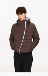 Lightweight Hooded 90% Down Water-repellent Jacket