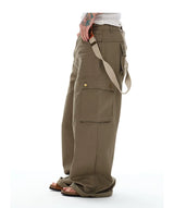 Men's Loose Multi-pocket Flare Cargo Pants