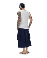 Men's Henley Ribbed Tank Top