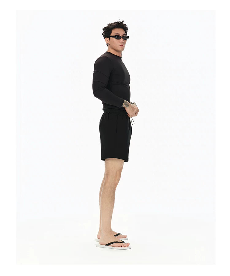 Soft Quick-Dry Fitted Long-Sleeve Top