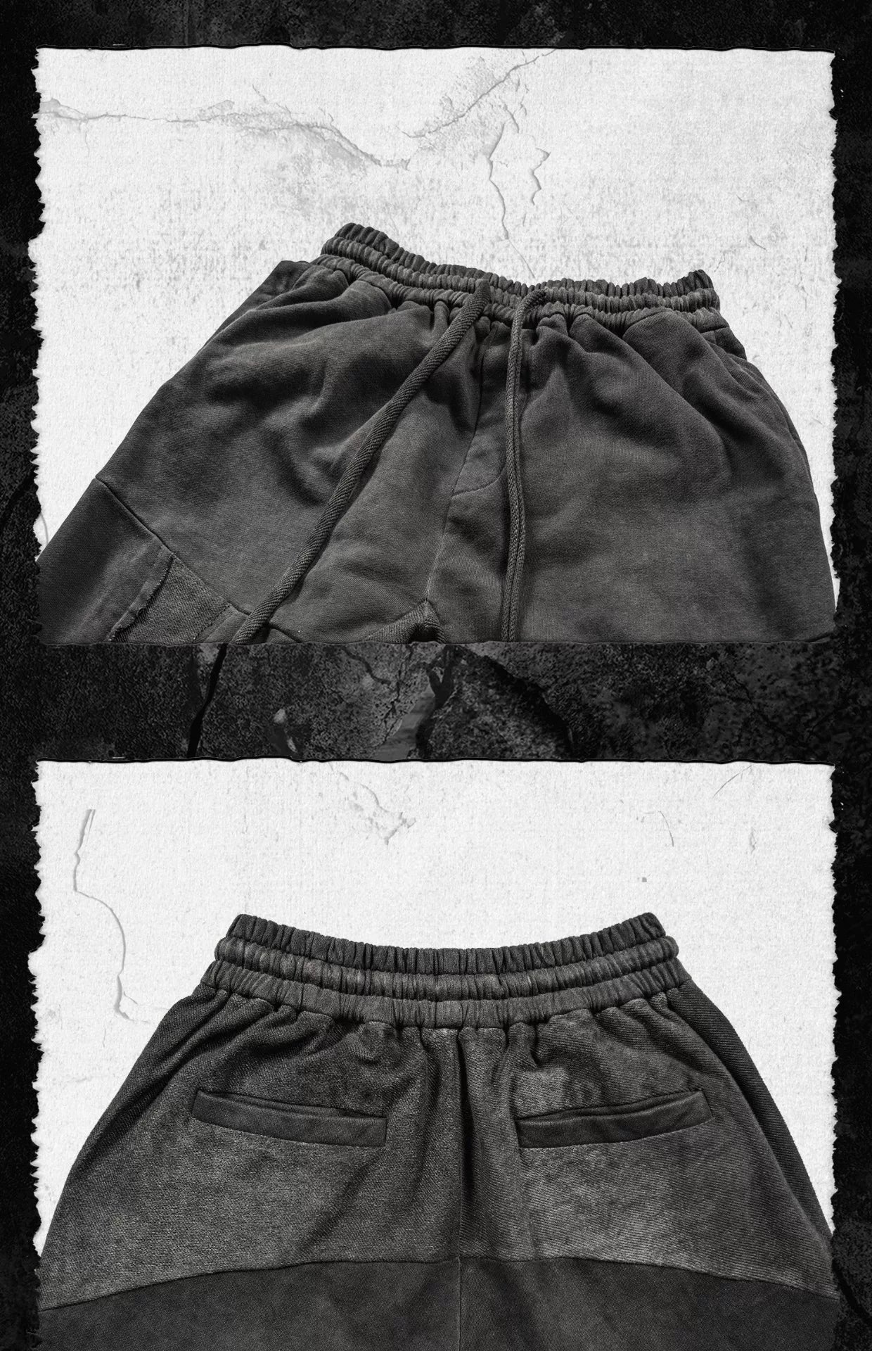 Demon Tooth Heavyweight Distressed Cuffed Sweatpants