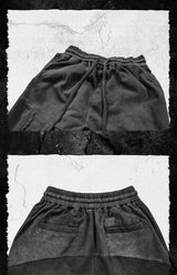 Demon Tooth Heavyweight Distressed Cuffed Sweatpants
