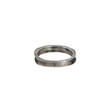 Handmade Oxidized Silver Inverted Cross Ring