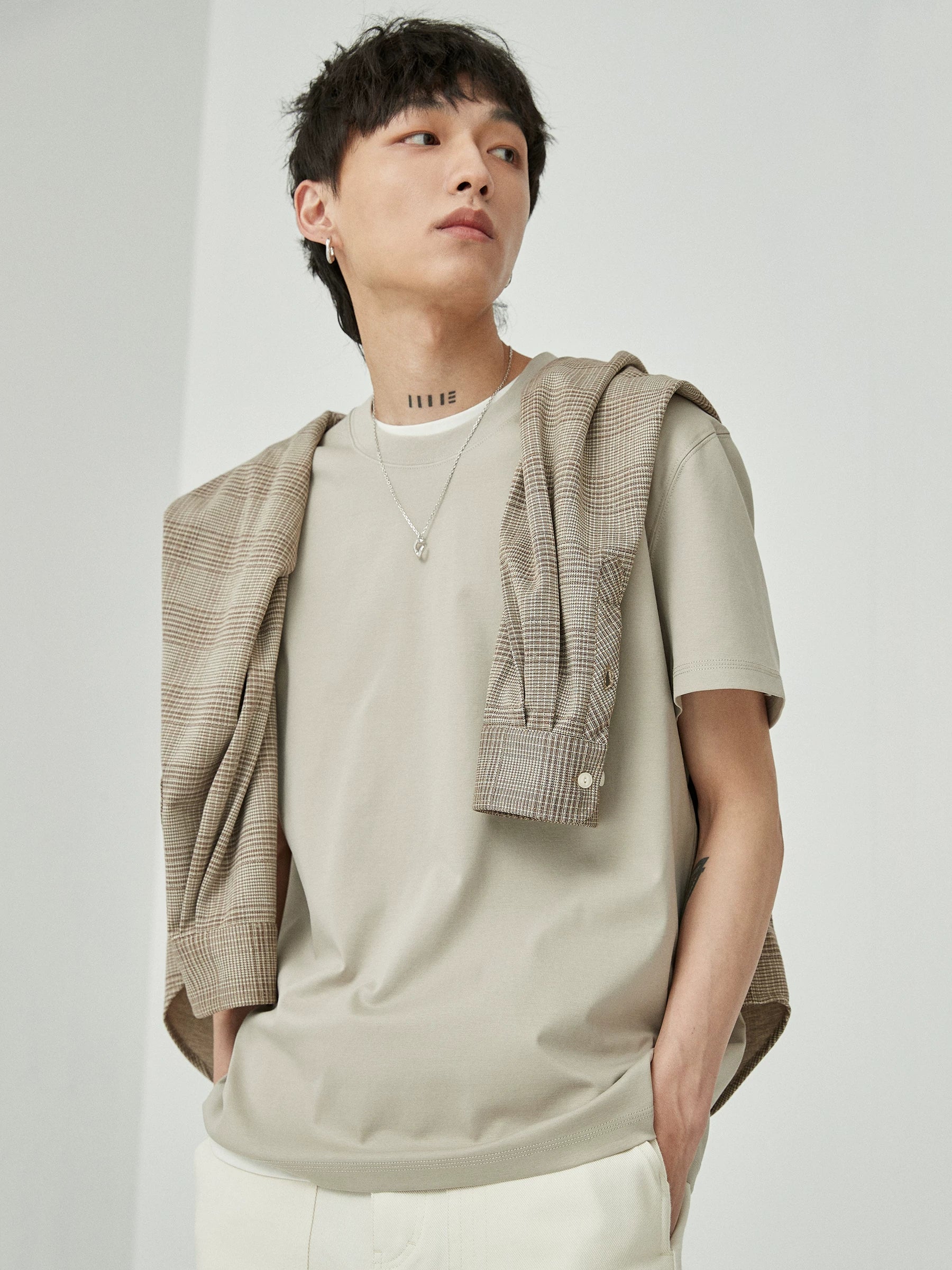Double-Sided Mercerized Long Staple Cotton Tee