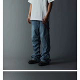 Two-Tone Washed Mesh Patchwork Tee