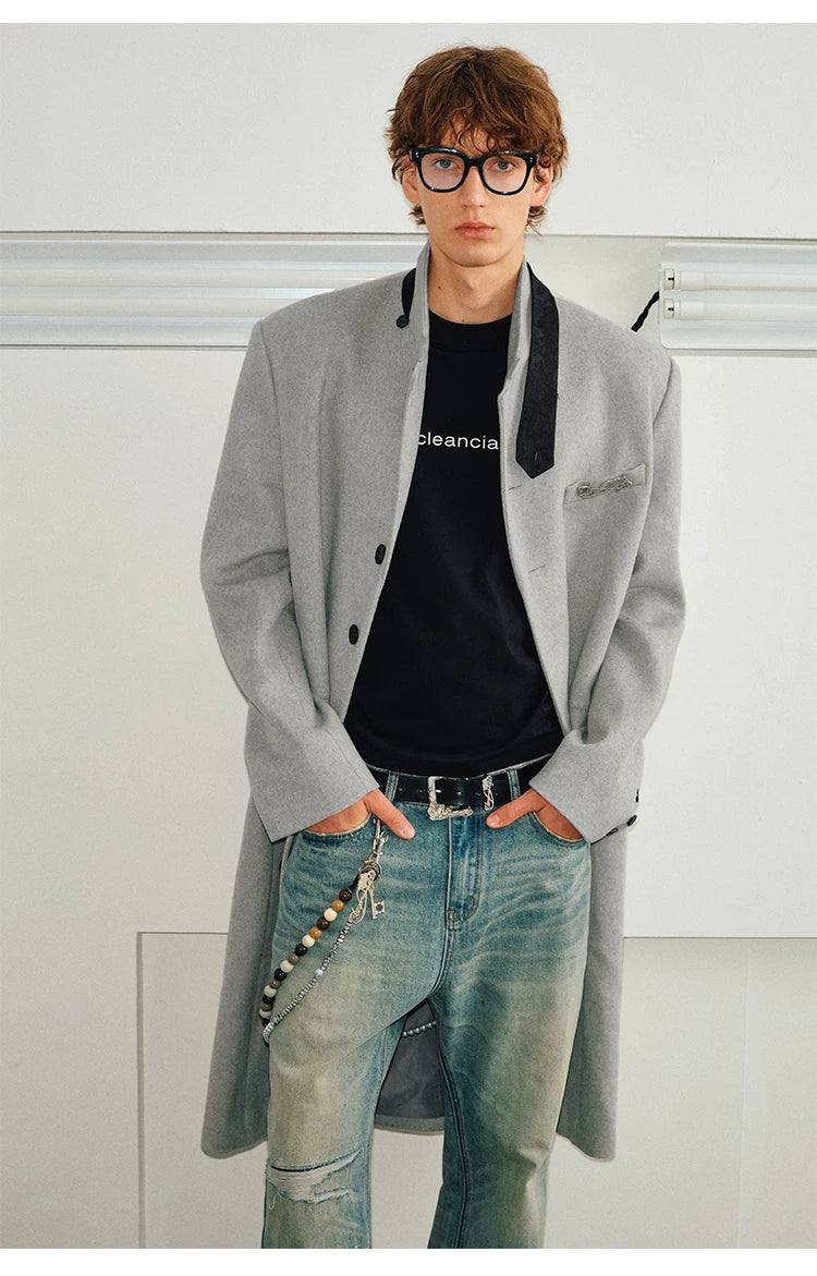 70% Australian Woolen Reversible Long Coat